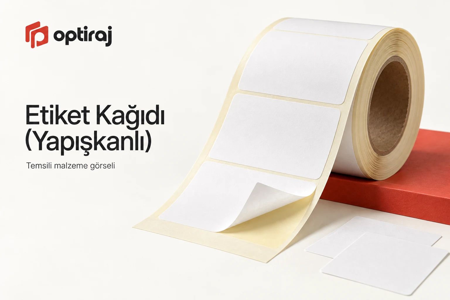 Etiket Kağıdı (Yapışkanlı)